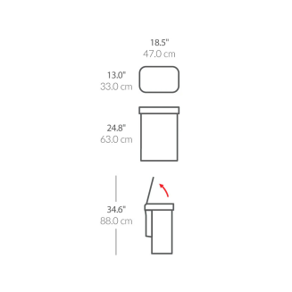 Kosz Simplehuman Sensor z czujnikiem ruchu i głosu Stal 58l - 6