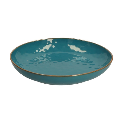  Rose&Tulipani | Set of 2 round Concerto Ottanio bowls - Blue-green, 30 cm