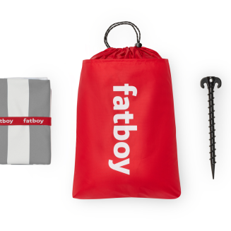 Ręcznik plażowy z poduszką Fatboy Beach Baggy Stone Grey - 3