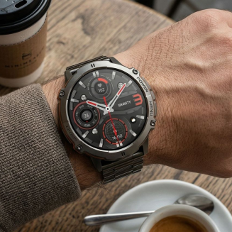 Smartwatch Gravity Czarny Pasek + Bransoleta GT42-1 - 18