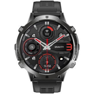 Smartwatch Gravity Czarny Pasek + Bransoleta GT42-1 - 5