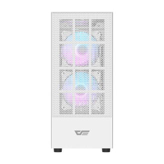  DARKFLASH A290 computer case + 3 RGB fans (white) - 4