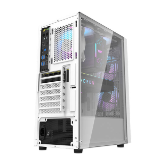  DARKFLASH A290 computer case + 3 RGB fans (white) - 6