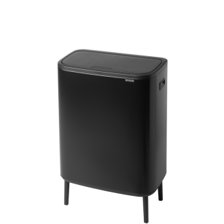 Kosz Brabantia Bo Touch Bin 2x30l czarny - 2