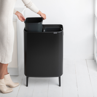 Kosz Brabantia Bo Touch Bin 2x30l czarny - 5
