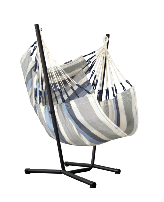 Fotel hamakowy ze stojakiem La Siesta Fiji Outdoor Sea Salt Comfort