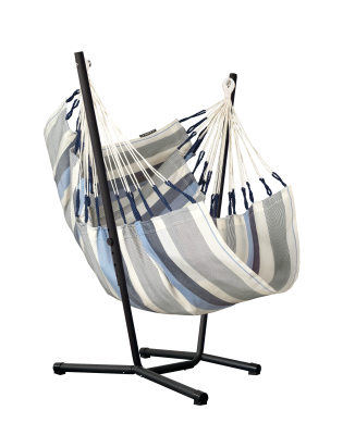 Fotel hamakowy ze stojakiem La Siesta Fiji Outdoor Sea Salt Comfort