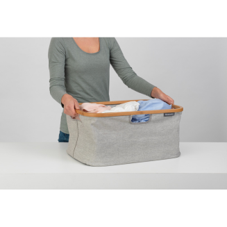  Brabantia foldable laundry basket 40l, gray - 3