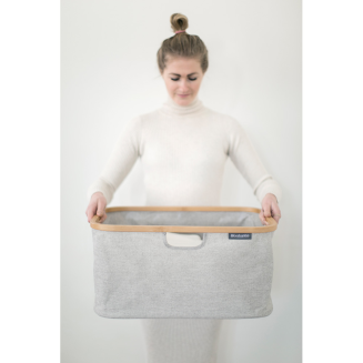 Składany kosz na pranie Brabantia 40l szary - 7