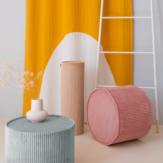 Pufa dziecięca Wigiwama Pouffe Pink Mousse - 4