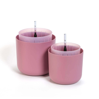 PLASTIA TOLITA AIR Donica samonawadniająca okrągła 19 cm różowy - 3