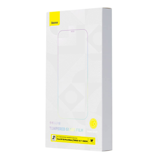  BASEUS Crystal Tempered Glass 0.3mm iPhone 14 Plus (2pcs) - 5
