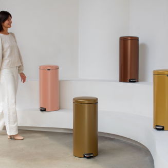 Kosz łazienkowy Brabantia NewIcon 30l Warm Bronze - 2