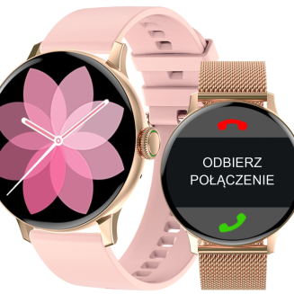 Smartwatch Damski GIEWONT Różowe Złoto GW330-1 - 2