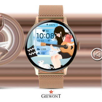 Smartwatch Damski GIEWONT Różowe Złoto GW330-1 - 13