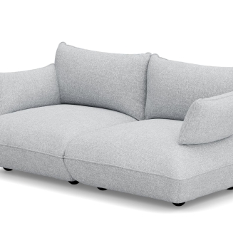 Sofa Fatboy Sumo Medium Boucle Light Grey Melange - 2