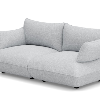 Sofa Fatboy Sumo Medium Boucle Light Grey Melange - 2