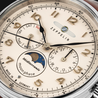 Zegarek Męski ZEPPELIN LZ121 Mediterranee Moonphase 9636-5 + BOX - 4