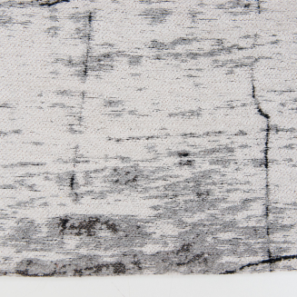 Okrągły dywan Louis de Poortere Mad Men Griff metro black&white - 2