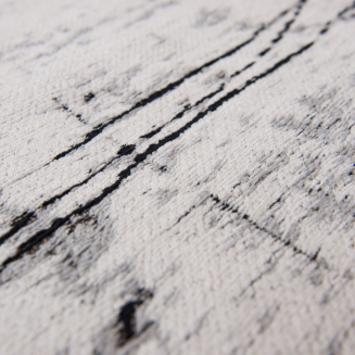 Okrągły dywan Louis de Poortere Mad Men Griff metro black&white - 5