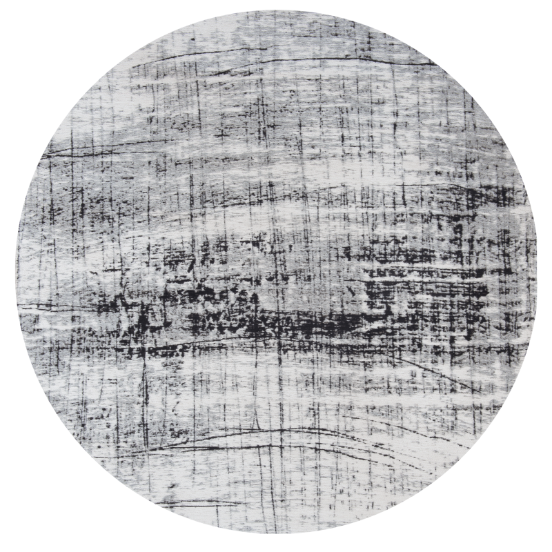 Okrągły dywan Louis de Poortere Mad Men Griff metro black&white