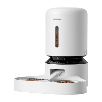  PETLIBRO Granary 5L Double Bowl Food Dispenser with Camera (White) - 3