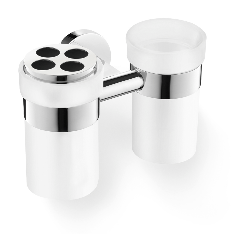  Zack Scala glossy bathroom hanging mugs, 2 pcs.