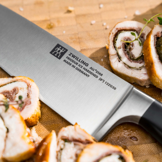  Set of 4 Zwilling All* Star knives in a block - Black - 11