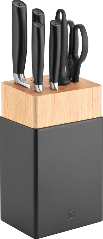  Set of 4 Zwilling All* Star knives in a block - Black
