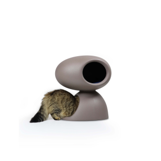 Legowisko dla kota United Pets Cat Cave szare - 2