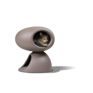 Legowisko dla kota United Pets Cat Cave szare - 4