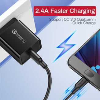 Kabel UGREEN US289 USB-A-micro USB 1.5m (biały) - 3