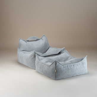 Fotel dziecięcy Wigiwama Beanbag Chair Peppermint Green | BESTSELLER - 5