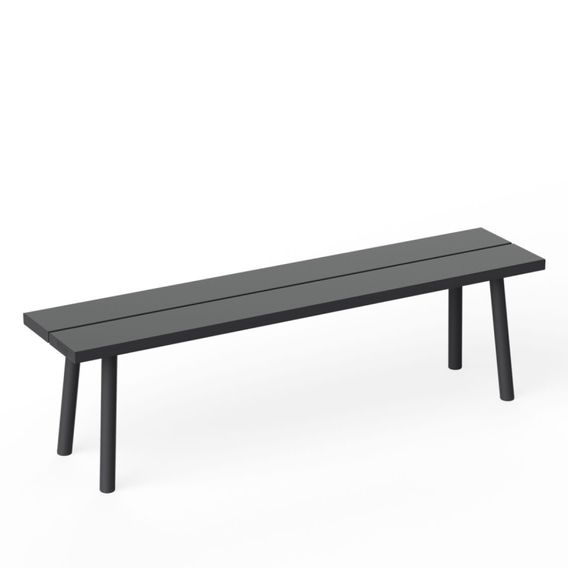 Ławka ogrodowa Fatboy Fred's Bench Anthracite 160x40x46 cm