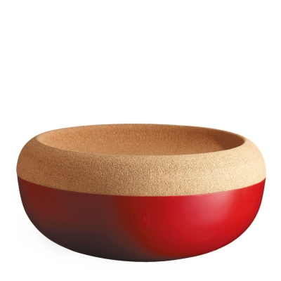  Emile Henry fruit and vegetable bowl, 36 cm, red