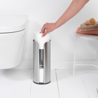 Pojemnik na papier toaletowy Brabantia ReNew Matt Steel - 4