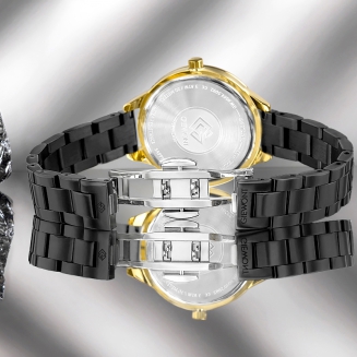 Zegarek Damski Giewont Sapphire Złoto Czarny GW2720-B4 - 8