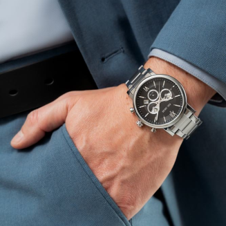 Zegarek Męski PAUL LORENS PL20017B-1C1 + BOX - 4