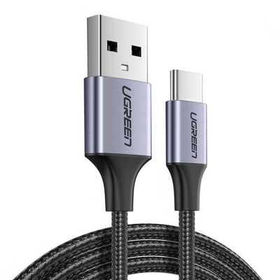  UGREEN US288 USB-A-USB-C Cable 2m (Black)