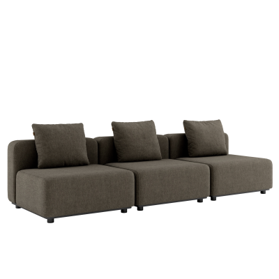  SACKit Cobana Lounge Sofa 3 Seater Cobana Brown