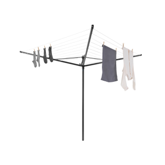 Obrotowa suszarka ogrodowa Brabantia Topspinner 50 m antracytowa - 4