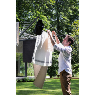 Obrotowa suszarka ogrodowa Brabantia Topspinner 50 m antracytowa - 6