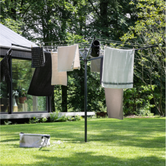 Obrotowa suszarka ogrodowa Brabantia Topspinner 50 m Anthracite - 6