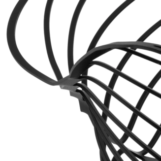 Patera na owoce Alessi Trinity czarna 26x12 cm - 5