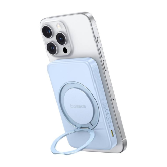 Powerbank Baseus ze stojakiem PicoGo Qi2 5000mAh 20W (niebieski) - 3