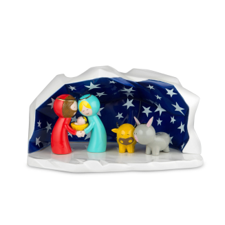 Porcelanowa szopka z figurkami Alessi Happy Eternity - 2