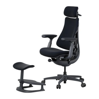 Krzesło ergonomiczne LiberNovo Omni 45cm (czarne) - 2