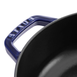 Głęboka patelnia do duszenia z pokrywą Staub Chistera 24 cm dark blue - 3