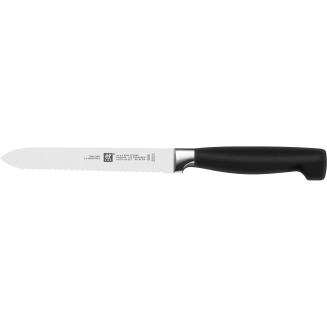 Zestaw 4 noży w bloku z nożyczkami Zwilling Four Star White - 5