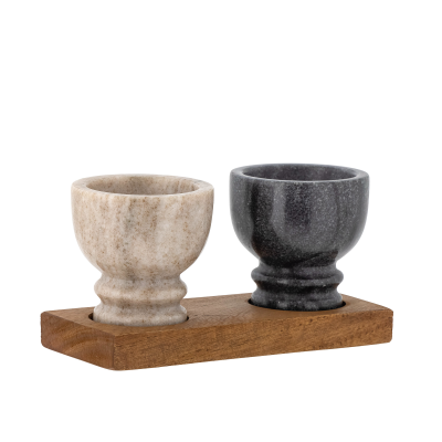 Zestaw sól i pieprz Bloomingville Inesa Marble